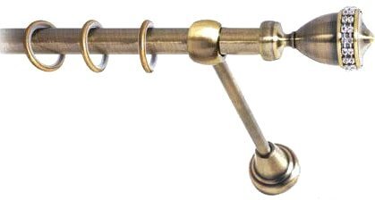 Карниз для штор Lm Decor Кубок (антик, гладкая, 3.2м 25мм, 1 ряд)