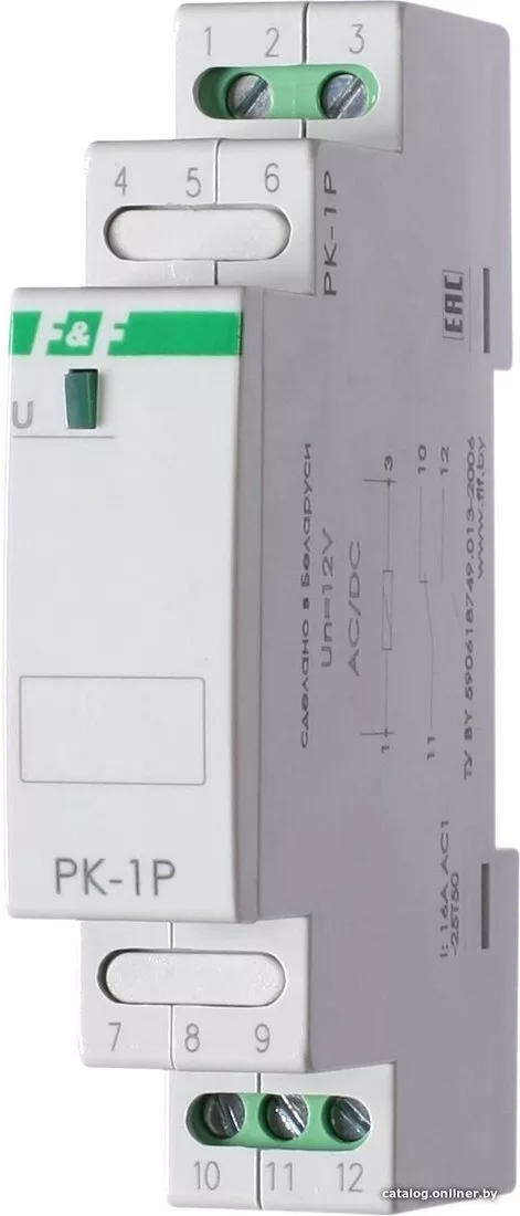 Реле промежуточное Евроавтоматика F&F PK-1P-12 EA06.001.001