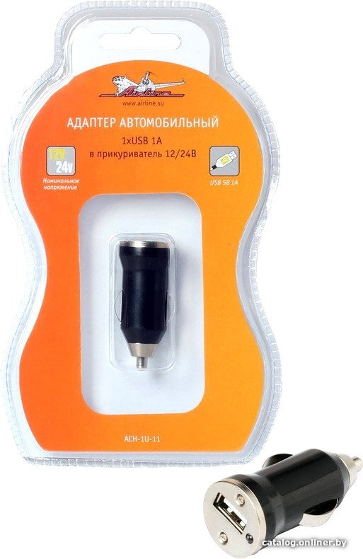 Автомобильное зарядное Airline ACH-1U-11