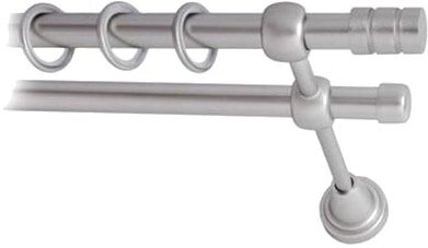 Карниз для штор Lm Decor Цилиндр (сатин, гладкая, 3м 16мм, 2 ряда)