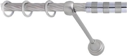 Карниз для штор Lm Decor Жезл (сатин, витая, 3.2м 16мм, 1 ряд)