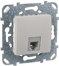 Розетка телефонная Schneider Electric Unica MGU5.492.25ZD