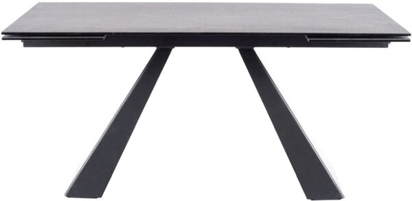Кухонный стол Signal Salvadore Ceramic II SALVADORECII120 (серый/черны