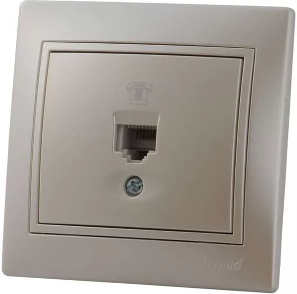 Розетка телефонная Lezard Mira 701-3030-137
