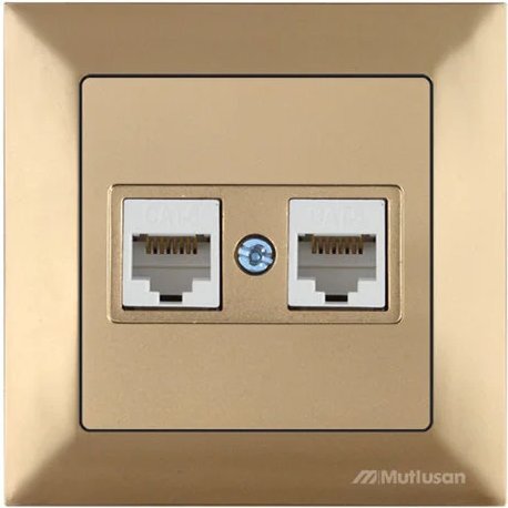 Розетка компьютерная Mutlusan Daria 2120 141 0180