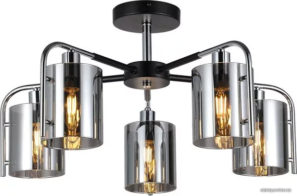 Люстра средней высоты Escada Elegant 671/5P E14*40W Chrome