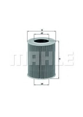 Масляный фильтр Mahle Knecht OX369D