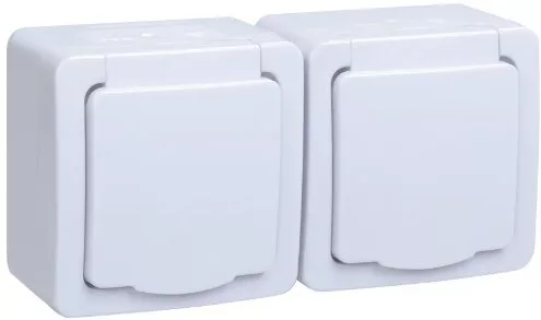 Розетка IEK РСб22-3-ГПБб