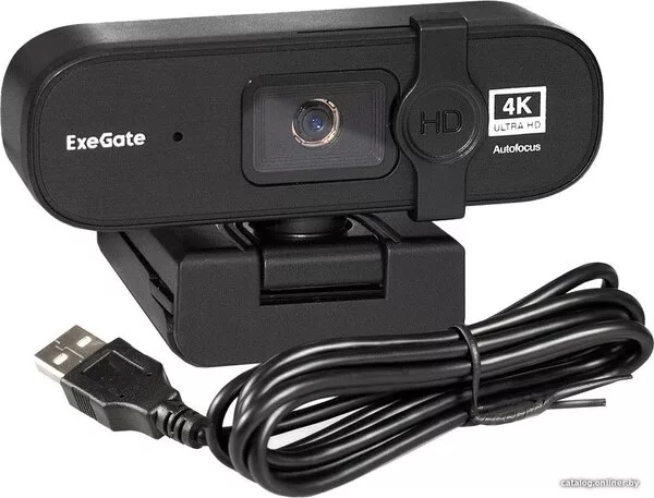 Веб-камера ExeGate Stream HD 4000 4K UHD T-Tripod EX287383RUS