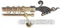 Карниз для штор Lm Decor Кения 023 2р гладкий 25/16мм (антик, 3м)