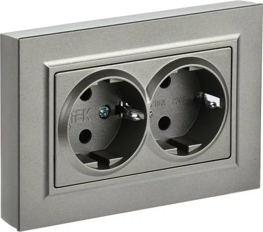 Розетка IEK Brite BR-R21-16-K37-F