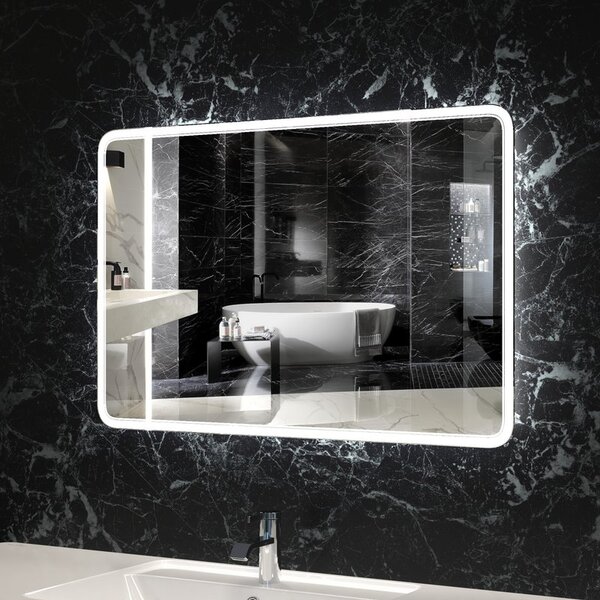 Пекам Зеркало LED Marta2-80х60dp (сенсор на взмах руки/подогрев)