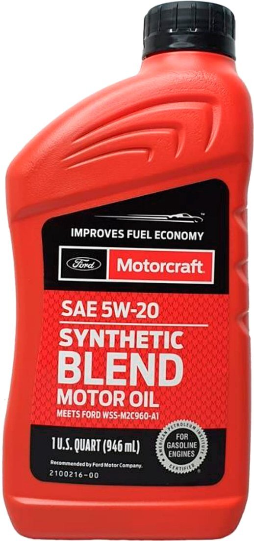 Моторное масло Ford Motorcraft API SP/SN+ 5W-20 Synthetic Blend 946мл