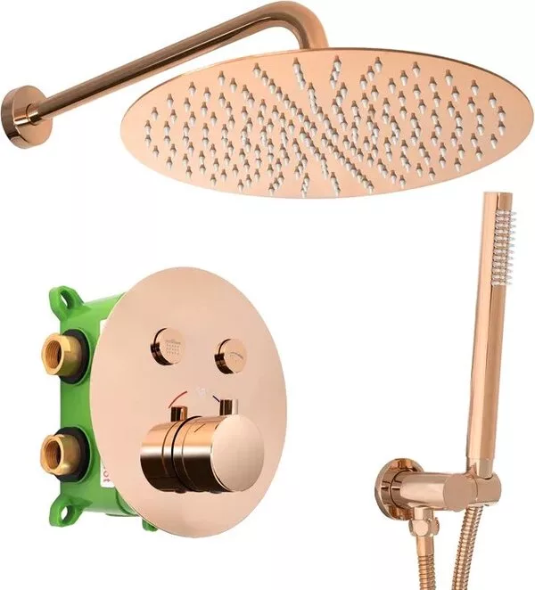 Душевая система  Rea Lungo Miler Rose Gold REA-P6613