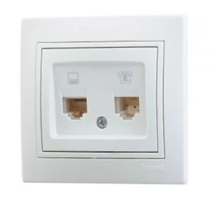 Розетка компьютерная Lezard Mira 701-0202-143