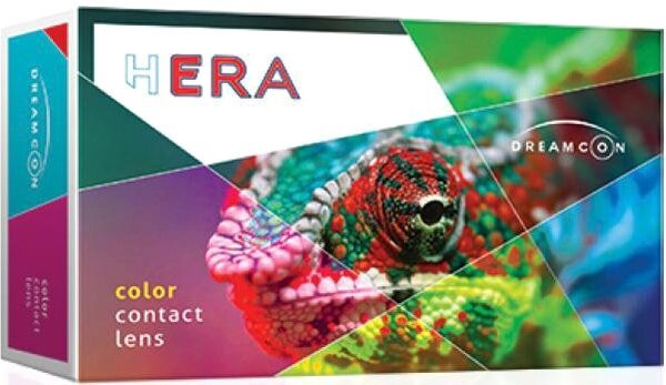 Контактные линзы Hera Rise Blue HVA161 -4 дптр 8.6 мм (голубой)