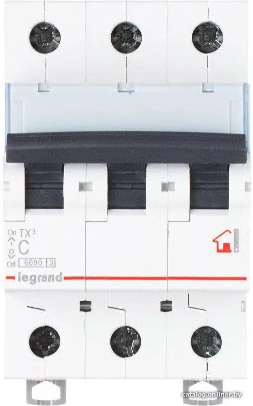 Выключатель автоматический Legrand TX3 3P 63A B 6kA 3M 404006