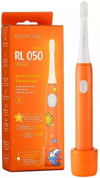Электрическая зубная щетка Revyline RL 050 (оранжевый)
