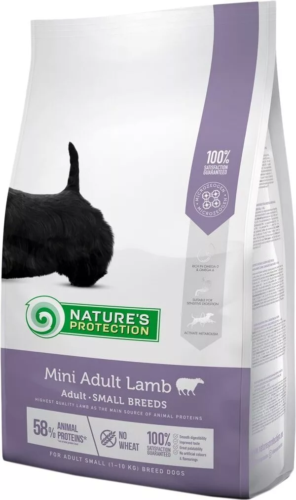 Сухой корм для собак Nature's Protection Mini Adult Lamb 7.5 кг