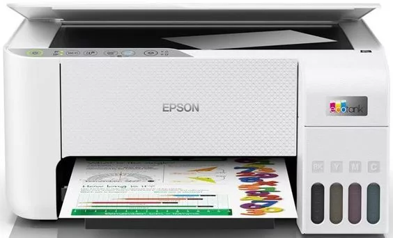 МФУ Epson EcoTank L3251 белый (ресурс стартовых контейнеров 7500/4500,