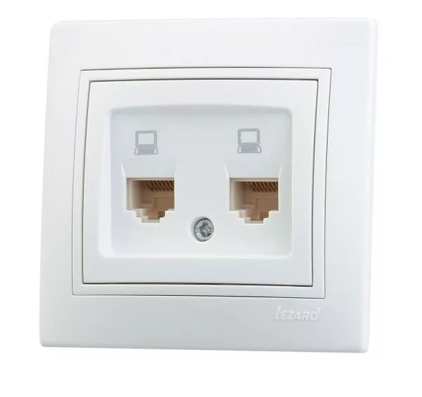Розетка компьютерная Lezard Mira 701-0202-141
