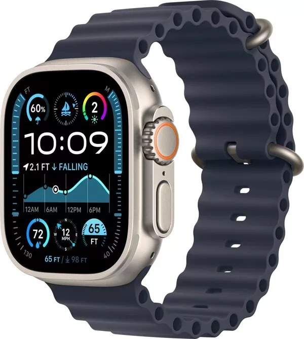 Умные часы Apple Watch Ultra 2 LTE 49 мм (титановый корпус, титановый/