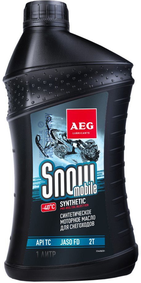 Моторное масло AEG Lubricants SnowMobile 2Т JASO FD 1л