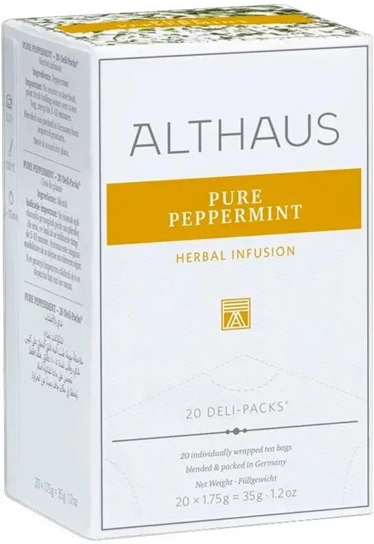 Травяной чай Althaus Pure Peppermint Чистая Мята 20 шт