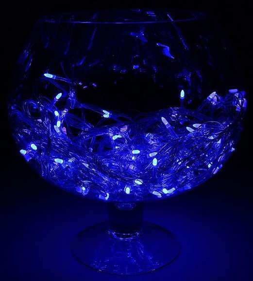 Светодиодная гирлянда Luazon Метраж Игла Led-100 (10 м, синий) [108052