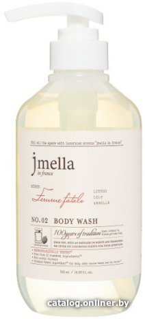 Jmella Гель для душа In France Femme Fatale Body Wash личи, лилия, ван