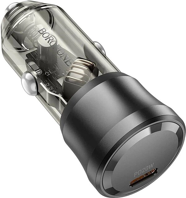 Автомобильное зарядное Borofone BZ24A PD20W (черный)