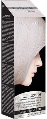 Крем-краска для волос C:EHKO C:Color 180 (серебристый блондин)