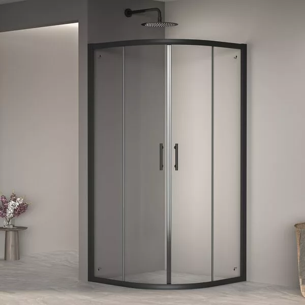 Душевой уголок RGW PA-51B 02085100-14 100x100 (черный/прозрачное стекл