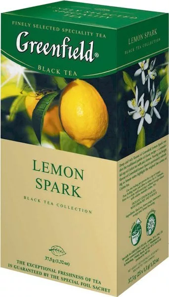 Черный чай Greenfield Lemon Spark 25 шт