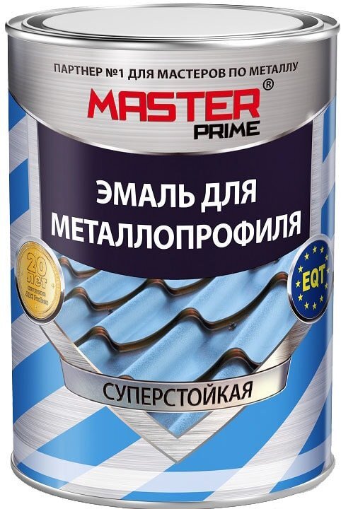 Грунт-эмаль Master Prime Для металлопрофиля и сендвич-панелей 0.9 л (R