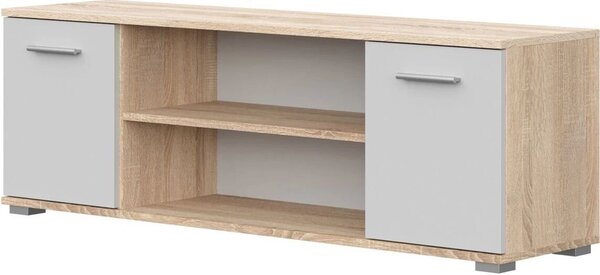 Тумба НК-Мебель Fun ТВ-130 71337912 (дуб сонома/белый)