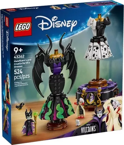 Конструктор LEGO Disney Princess Платья Малефисенты и Круэллы Де Виль 