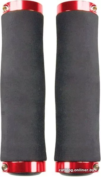 Грипсы Haiwey 145210 (черный/красный)