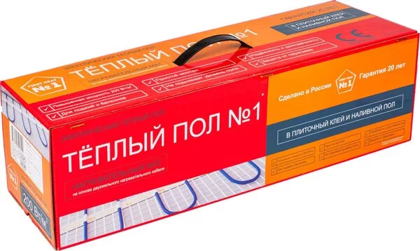 Нагревательный мат Теплый пол №1 ТСП-1680-8.4 (повышенная мощность 200