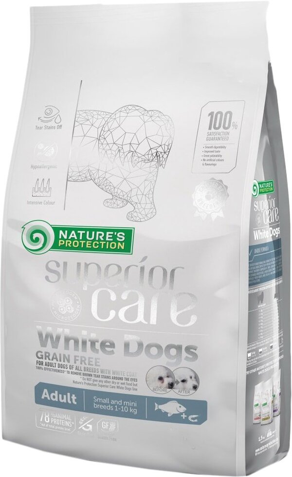 Сухой корм для собак Nature's Protection Superior Care White Dogs GF W