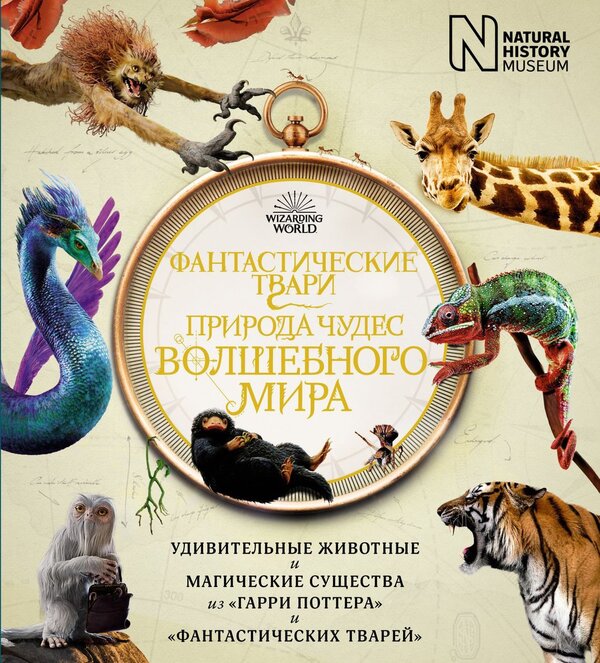 Книга издательства Махаон. Фантастические твари. Природа чудес волшебн