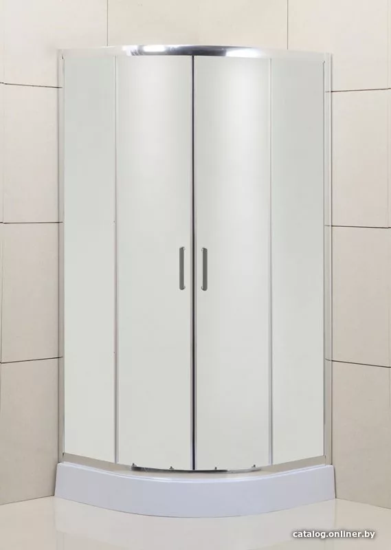 Душевой уголок BelBagno UNO-195-R-2-80-P-Cr (текстурное стекло)