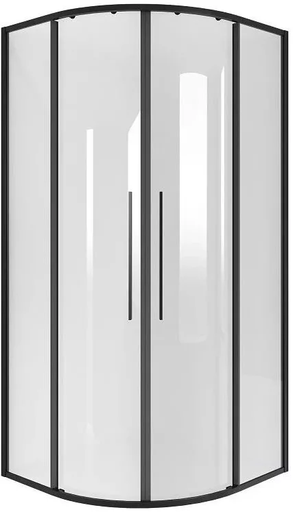 Душевой уголок Niagara NG-6826-34BLACK 90x90x195 (черный матовый/прозр