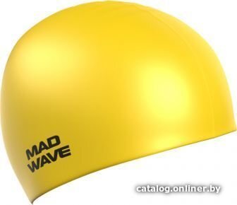 Шапочка для плавания Mad Wave Intensive Big (желтый)