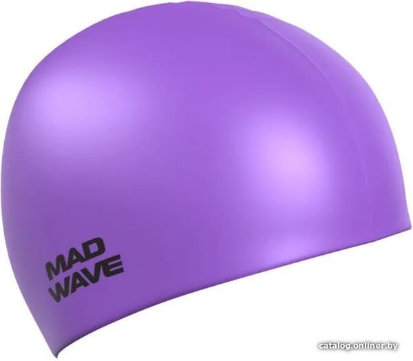 Шапочка для плавания Mad Wave Neon (фиолетовый)