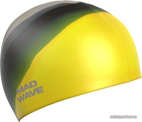 Шапочка для плавания Mad Wave Multi Adult Big (желтый)