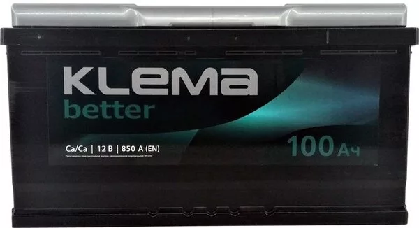 Автомобильный аккумулятор Klema Better 6СТ-100(0) (100 А·ч)