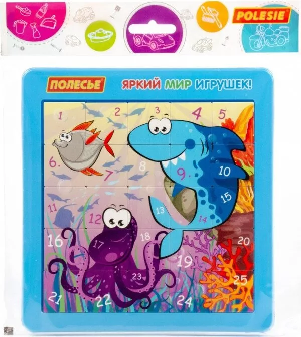 Развивающая игра Полесье Морские обитатели №1 25078