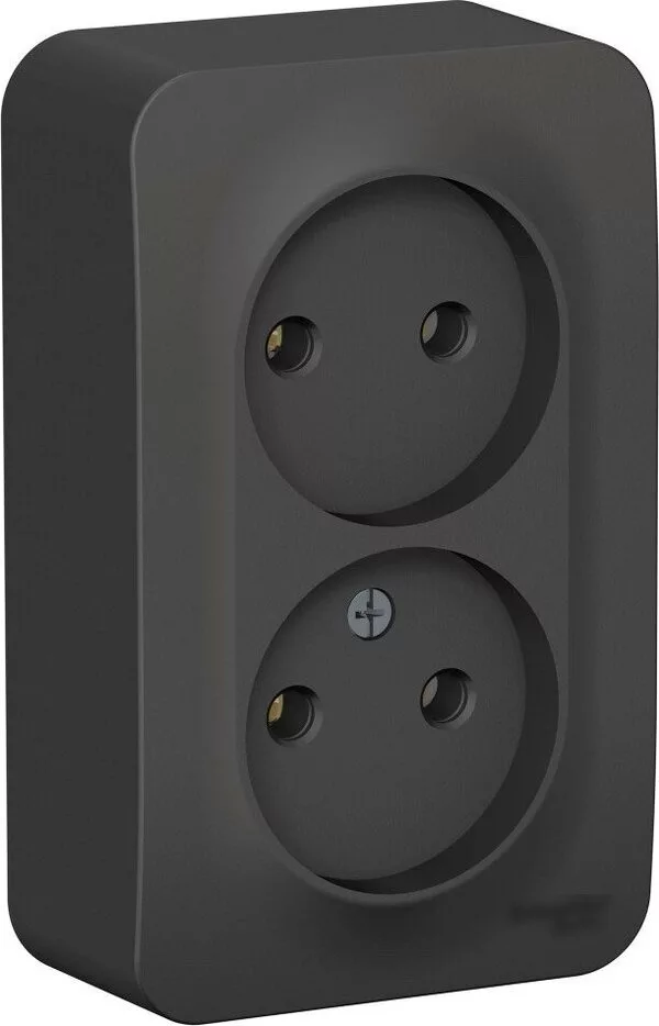 Розетка Systeme Electric Blanca BLNRA000216 (антрацит)