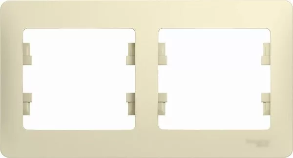 Рамка Systeme Electric Glossa GSL000202 (бежевый)
